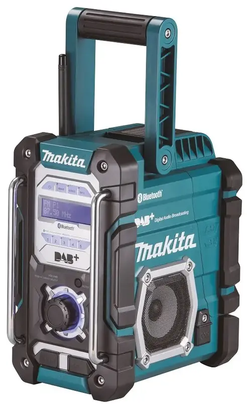 Radio portabil Makita DMR112 Bluetooth FM/DAB, 2 difuzoare, IP64, 282x163x294mm