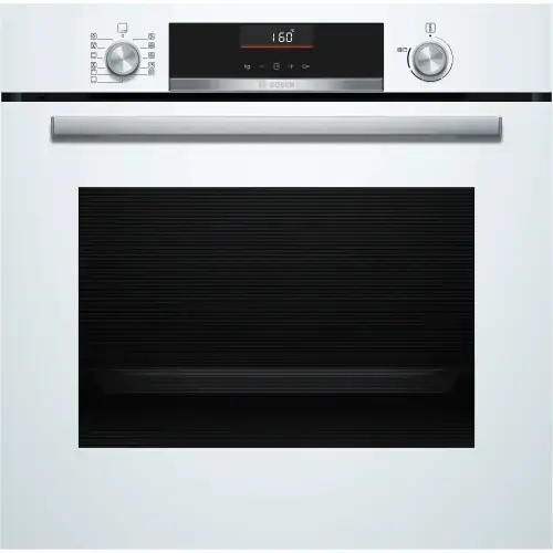 Cuptor incorporabil BOSCH HBG536EW4, 71 l, Autocuratare EcoClean Direct, Grill, AirFry, Control electronic, 8 functii incalzire, AutoPilot - 10 programe gatire, 3D Hotair, Clasa A+ (Alb)