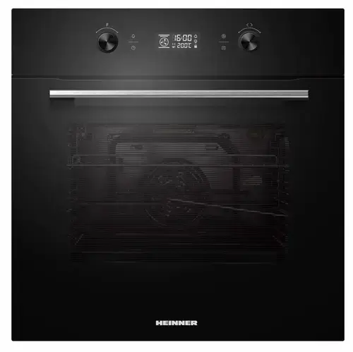 Cuptor incorporabil HEINNER HBO-M7010GCDRP-GBK, 70 l, Clasa A, 10 functii, Grill, Display Touch, Functie Turbo, Autocuratare Pirolitica, 60 cm (Negru)