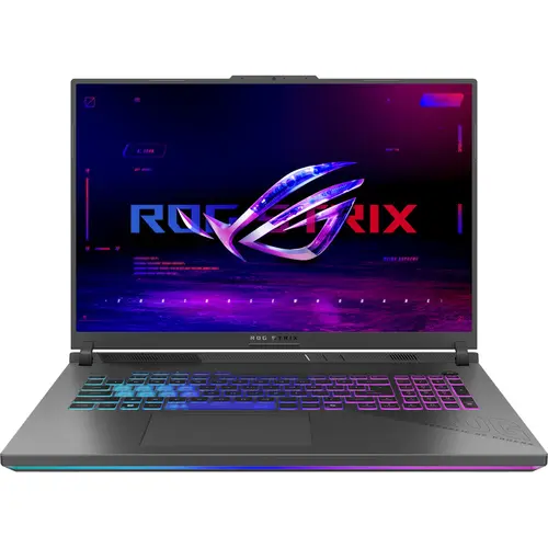 Laptop Gaming ASUS ROG Strix G18 G814FM (Procesor AMD Ryzen™ 9 9955HX (64M Cache, up to 5.40 GHz), 18inch FHD+ 144Hz, 16GB DDR5, 512GB, NVIDIA GeForce RTX 5060 @8GB, Negru/Gri)