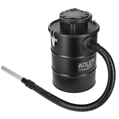 Aspirator pentru cenusa Adler AD 7040, 1000W, 18 l, Filtru Hepa, Tija de aluminiu de 20 cm (Negru)