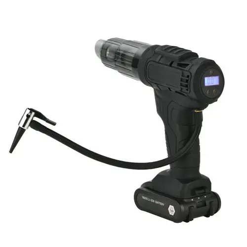 Aspirator si compresor portabil Livoo ON1023N, 50W putere aspirare, 10.3 bar presiune maxima, 7 accesorii (Negru)