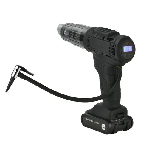 Aspirator si compresor portabil Livoo ON1023N, 50W putere aspirare, 10.3 bar presiune maxima, 7 accesorii (Negru)