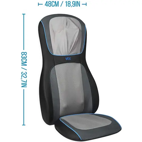 Husa de scaun pentru masaj Shiatsu Medisana MCS-1000H-VR, Telecomanda, 3 nivele de intensitate (Gri)