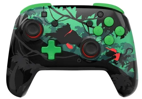 Controller Turtle Beach Rematch Wireless NS Donkey Kong Reveal, Pentru Nintendo Switch, Licentiat Oficial (Negru/Verde)