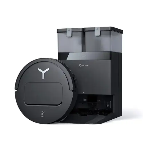 Aspirator robot ECOVACS T50 OMNI Gen 2, Autonomie maxima 225 minute, Control vocal si aplicatie, 21000Pa,  Recipient praf 260 ml, Rezervor apa 55 ml, Wi-Fi (Negru)