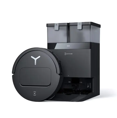 Aspirator robot ECOVACS T50 OMNI Gen 2, Autonomie maxima 225 minute, Control vocal si aplicatie, 21000Pa,  Recipient praf 260 ml, Rezervor apa 55 ml, Wi-Fi (Negru)