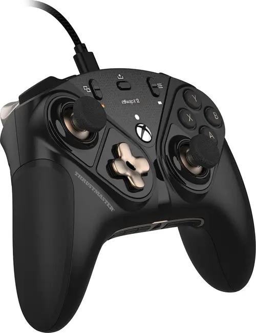Controller cu fir Thrustmaster eSwap X 2, Compatibil PC, Xbox One, Xbox Series X|S (Negru)