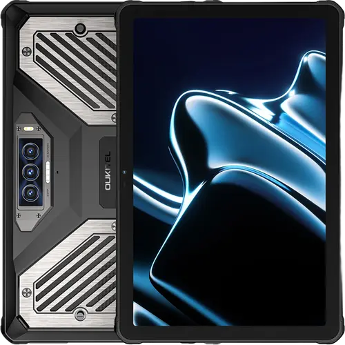 Tableta Oukitel RT10 Rugged, Procesor MediaTek Dimensity 7400X Octa-Core, Ecran 11inch 120Hz, Dimensity 7400X, 12GB RAM, 512GB, NFC, 5G, Dual SIM, Android 15 (Negru)