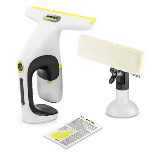 Aparat de curatat geamuri Karcher WV 1 Compact Care, Autonomie 25 minute, Rezervor apa murdara 100 ml (Alb)