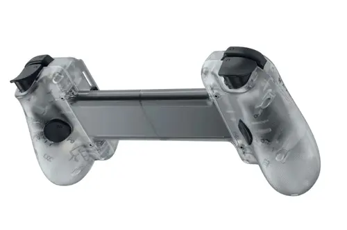 Controller Gaming Telefon Razer Kishi V3 Phantom White Edition, USB Type-C, Android/iOS/Windows (Transparent)