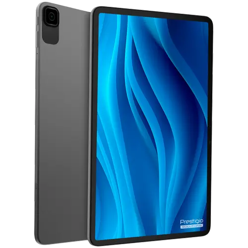 Tableta Prestigio Solutions Virtuoso PSTA107, Procesor Qualcomm SM6225 Octa-Core, Ecran 2K 11.97inch, 4GB RAM, 128GB Flash, 8MP, Wi-Fi, Bluetooth, Android (Gri)