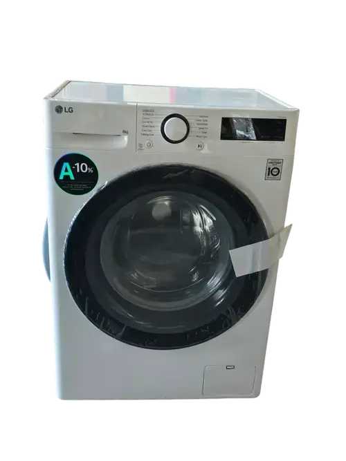 Masina de spalat rufe frontala slim LG F2WR508SBW, Steam, 8 kg, 1200rpm, Clasa A (Alb)