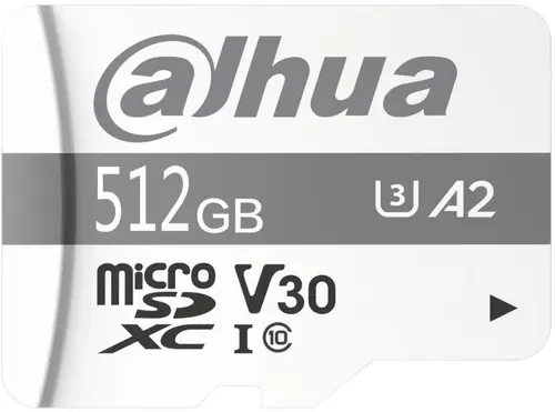 Card de memorie Dahua TF-P100/512GB, microSDXC, 512GB, UHS-I U3, V30, Clasa 10