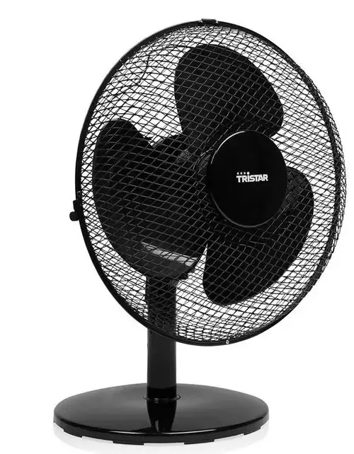 Ventilator de birou Tristar VE-5725, 40 W (Negru)