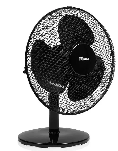 Ventilator de birou Tristar VE-5725, 40 W (Negru)