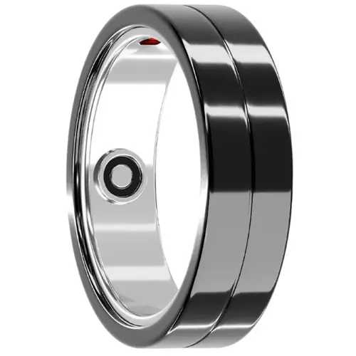 Smart ring Maxcom mRing MR100, Marimea 11, Bluetooth, GPS, Android/iOS, Monitorizare activitate, IP68 (Negru)