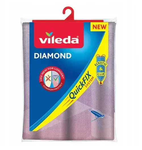 Husa masa de calcat, Vileda Diamond, 120-130 cm (Multicolor)