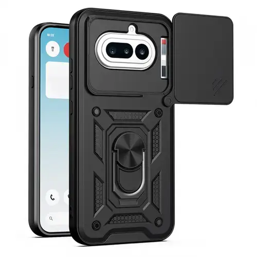 Husa pentru Nothing Phone (4a), Techsuit, CamShield, Negru