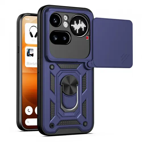 Husa pentru Nothing Phone (4a) Pro, Techsuit, CamShield, Albastru