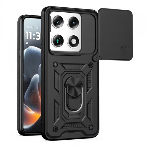 Husa pentru Motorola Edge 70 Ultra / Signature, Techsuit, CamShield, Neagra