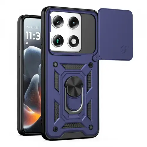 Husa pentru Motorola Edge 70 Ultra / Signature, Techsuit, CamShield, Albastru