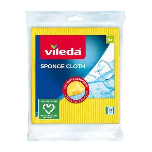 Lavete umede Vileda 169743, 3 bucati (Multicolor)