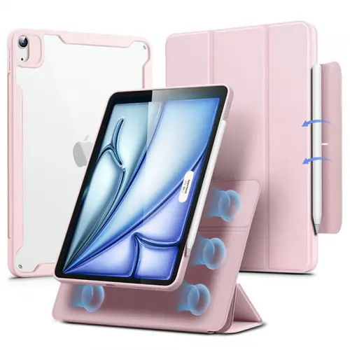 Husa pentru Apple iPad Air 11 (2025) / Air 11 (2024) / Air (2022) / Air (2020), ESR, Rebound Hybrid, Roz