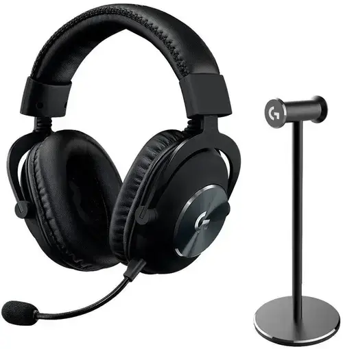 Casti Gaming Wireless Logitech G PRO X 2 Lightspeed, Bluetooth, Surround 7.1, PC, PlayStation 5 (Negru)