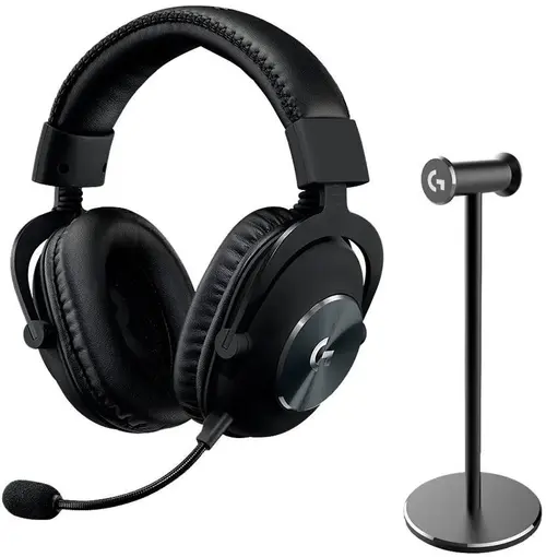 Casti Gaming Wireless Logitech G PRO X 2 Lightspeed, Bluetooth, Surround 7.1, PC, PlayStation 5 (Negru)