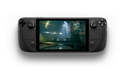 Consola Valve Steam Deck LCD, CPU AMD Zen 2 / GPU 8 RDNA, 16GB RAM, 256GB, Ecran LCD 7inch, Bluetooth, Wi-Fi, SteamOS (Negru)