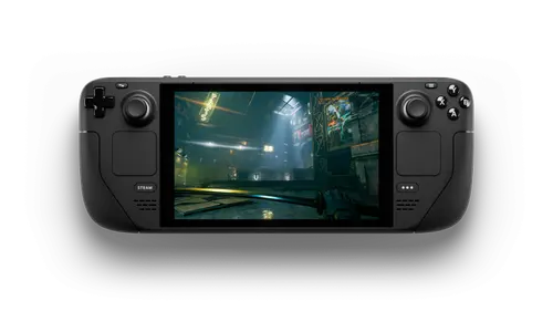 Consola Valve Steam Deck LCD, CPU AMD Zen 2 / GPU 8 RDNA, 16GB RAM, 256GB, Ecran LCD 7inch, Bluetooth, Wi-Fi, SteamOS (Negru)