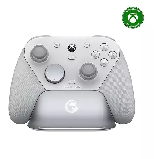 Controller Wireless GameSir G7 Pro Mech, Conectivitate Tri-Mode, Compatibil PC, Xbox One, Xbox Series X|S (Alb)