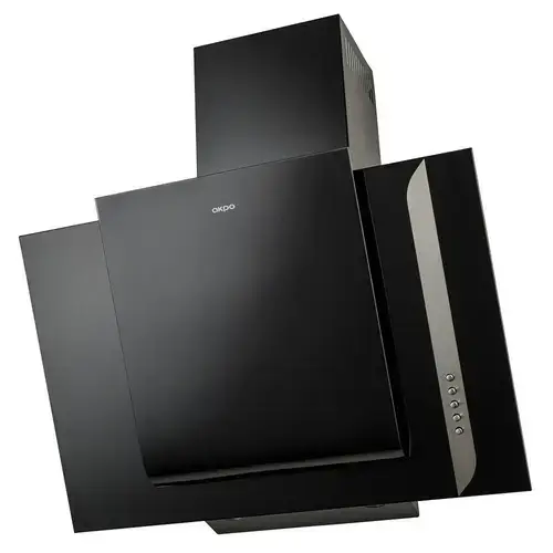 Hota decorativa Akpo WK-4 Grand Eco, 405 m3/h, 3 viteze, 102 W, Clasa C, 60 cm (Negru)