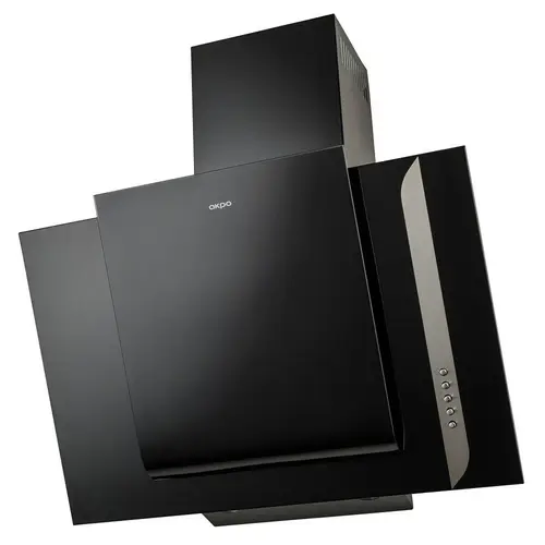 Hota decorativa Akpo WK-4 Grand Eco, 405 m3/h, 3 viteze, 102 W, Clasa C, 60 cm (Negru)
