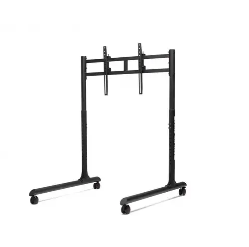 Suport monitor Next Level Racing Round Tube Freestanding Single Monitor Stand, max 50 kg, Pana la 65inch (negru)