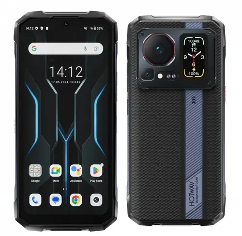 Telefon Mobil HOTWAV Cyber 16 Pro, Procesor MediaTek Helio G100 Octa-Core, Ecran 6.6inch, 8GB RAM, 512GB Flash, Camera Duala 108 + 24 MP, Wi-Fi, 4G, Dual Sim, Android (Negru)