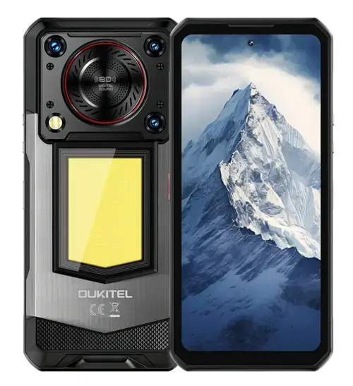 Telefon Mobil Oukitel WP56, Procesor MediaTek Dimensity 7050 Octa-Core, IPS LCD Capacitive touchscreen 6.78inch, 12GB RAM, 512GB Flash, Camera Tripla 108 + 2 + 2 MP, 5G, Wi-Fi, Dual SIM, Android (Negru)