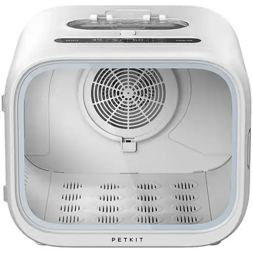 Uscator Smart PETKIT AirSalon Max pentru animale de companie, Ecran tactil, Bluetooth, 900W, 60 L (Alb)