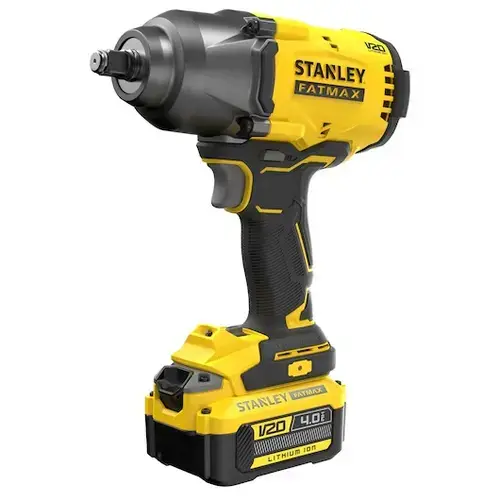 Masina de insurubat cu impact Stanley SFMCF940M1-QW Fatmax V20, 2000 rpm, 1/2inch, 949 Nm + Acumulator 4.0 Ah, Incarcator, Geanta de transport