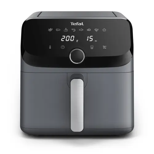 Friteuza cu aer cald Tefal EY855BE0 Easy Fry Mega Pepper, 7.5 l, Timer 60 minute, 2020 W (Negru)