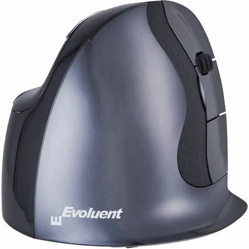 Mouse Vertical Wireless BakkerElkhuizen Evoluent D Small BNEEVRDSW, Dreptaci, 3200 dpi (Negru/Gri)