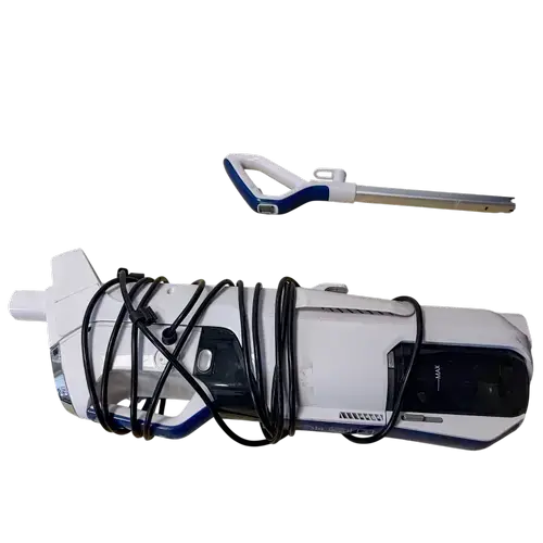 Aspirator vertical 3 in 1 cu mop Polti Vaporetto 3 Clean, 1800 W, Aspirare ciclonica,  Recipient 0.5 l (Alb/Albastru)
