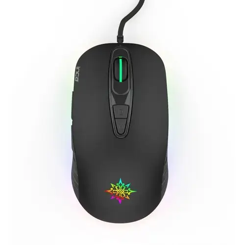 Mouse Gaming Inca IMG-348, USB, Optic, RGB, 3200 dpi (Negru)