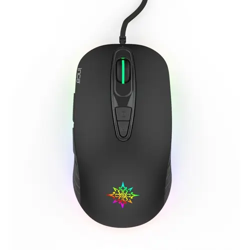 Mouse Gaming Inca IMG-348, USB, Optic, RGB, 3200 dpi (Negru)
