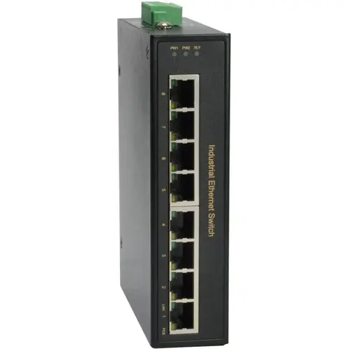 Switch industrial LevelOne IFP-0801, Fast Ethernet, 8 Porturi (Negru)