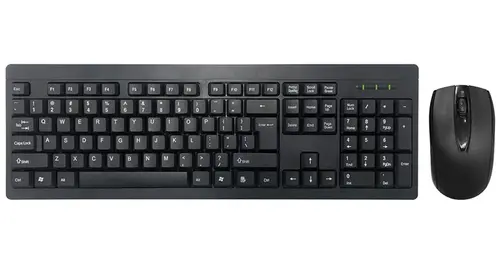 Kit tastatura si mouse wireless Omega OKM081WB (Negru)