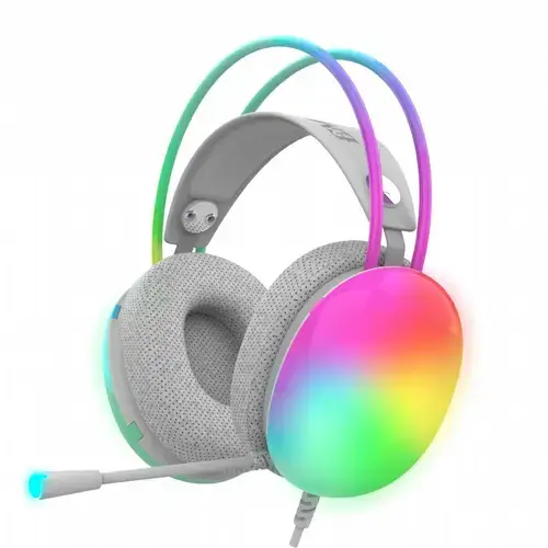 Casti Gaming Inca IGK-X8Y, USB, Virtual Surround 360 7.1, RGB, Microfon (Gri)