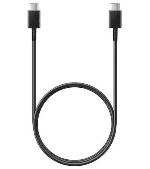 Cablu de date Samsung GP-TOU021RFDBW / EP-DN975BBE Type-C to Type-C, 1m, 100 W, Bulk (Negru)