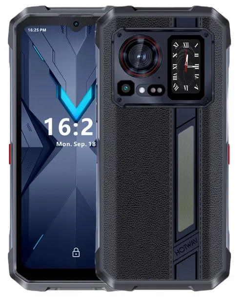 Telefon Mobil Hotwav Hyper 7 Pro, Procesor MediaTek Dimensity 7050, Ecran IPS LCD 6.6inch, 8GB RAM, 256GB Flash, Camera 64 MP, Wi-Fi, 5G, Dual SIM, Android (Negru)